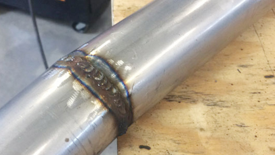 How to MIG Weld Exhaust Pipe