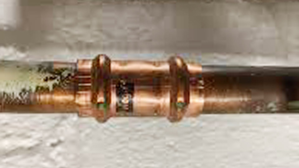How to Solder a Copper Pipe with Water in It