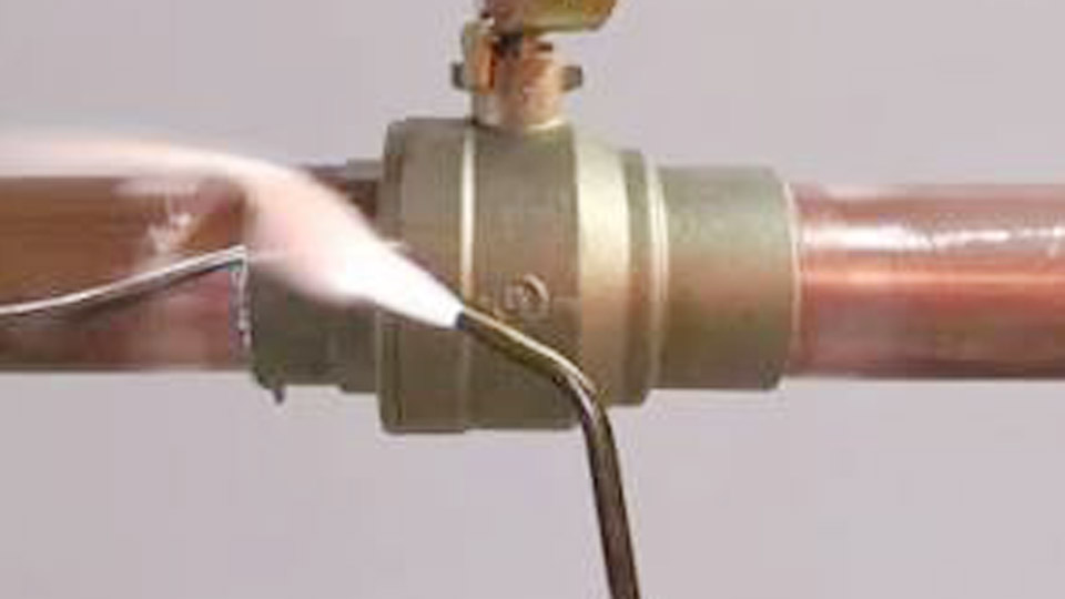 How to Solder Copper Pipe to Brass Fitting